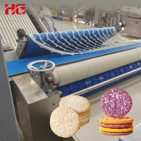 2025 HG gros cuit neige riz craquelin Machine croustillant riz Biscuit ligne de production avec mélangeur et moulin à riz Snack équipement