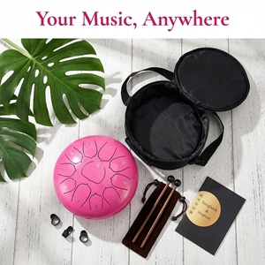 Tambour à lames en acier 11 notes pour la relaxation et la guérison, avec sac et baguettes offerts – Vente en gros - Product Image 3