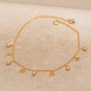 Brazalete de Plata S925 con 4 Cuentas, Borla, Accesorios para DIY, Soporte Vacío A6036, 3mm y 6mm, Fornituras para Joyería - Product Image 3