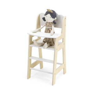 Muebles de muñecas de madera en miniatura para niños, juguete para juego de simulación, muebles de muñecas de madera, literas, cuna - Product Image 6
