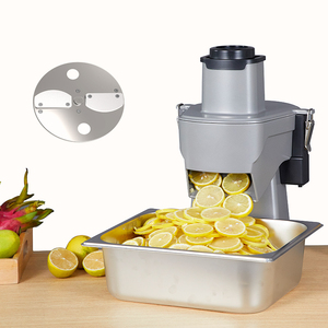 Trancheuse à <span class=keywords><strong>légumes</strong></span> et fruits commerciale, machine à découper <span class=keywords><strong>en</strong></span> cubes multifonctionnelle motorisée - Product Image 3