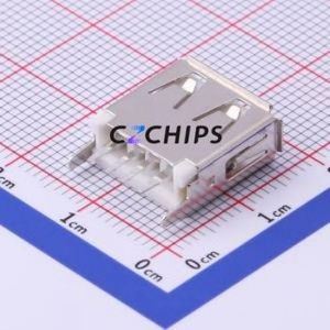916-252A1012Y10210 USB Connector Through hole Component (THT) Connector Type-A USB 2.0 Female Through Hole - Product Image 2
