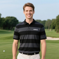 Uniforme de restaurant personnalisé de grande taille Créer mon entreprise Polo sans plis pour hommes Chemise de golf