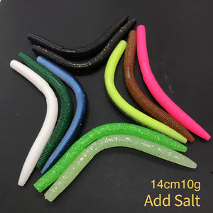 Pesca Bass Pike Zander 10g señuelo de Pesca Leurre Souple Wobblers cebo suave pesca Senko gusano 140mm palo gusano cebos para todos los peces - Product Image 4