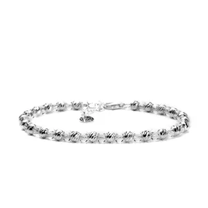 Italy Brand Excellent Quality 925 Silver Transparent Crystal Fashion Jewelry Bracelets For Women