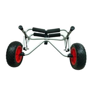 <span class=keywords><strong>Chariot</strong></span> de <span class=keywords><strong>kayak</strong></span> pliable en aluminium avec roues à ballon, remorque pour planche de surf et jet ski avec structure de plateforme - Product Image 1
