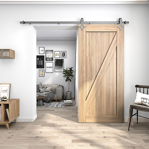 Kit <span class=keywords><strong>de</strong></span> quincaillerie pour <span class=keywords><strong>porte</strong></span> <span class=keywords><strong>de</strong></span> <span class=keywords><strong>grange</strong></span> avec <span class=keywords><strong>rail</strong></span> coulissant silencieux en forme <span class=keywords><strong>de</strong></span> diamant personnalisé en gros - Product Image 2