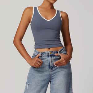 حمالة صدر ليغنغز رياضية عالية الجودة مخصصة ، ملابس رياضية للصالة الرياضية واللياقة البدنية ، ملابس رياضية متقاطعة بخصر عالٍ ، تمارين رياضية للنساء - Product Image 5