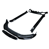 Kit carrosserie amélioré en fibre de carbone sèche style SD (lame avant, jupes latérales, diffuseur arrière) pour Porsche Panamera 971 2017-2023