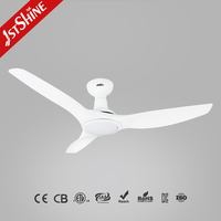 Ventilador de Techo 1stshine de 52 Pulgadas con Aspas de ABS, Alto Rendimiento, Estilo Lujoso, Motor DC Ecológico de Primera Categoría con Luz LED