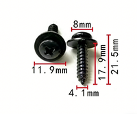Clips métalliques automobiles fournis par l'usine chinoise, attaches métalliques pour voitures 152336