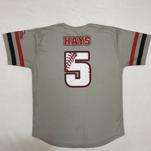 Camiseta de Béisbol Unisex Personalizada 100% Poliéster, Ropa Deportiva para Adultos, Transpirable, de Secado Rápido, para Béisbol y Sóftbol, Tallas Grandes - Product Image 4