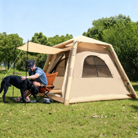 Tente gonflable SYNC pour le camping en plein air, pas de montage requis, pliable, portable, en tissu Oxford, modèle imperméable 2000-3000 mm