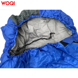 Saco de Dormir Tipo Sobre Woqi para Adultos, 1.3 kg, Poliéster Transpirable, Ligero, para Camping, Azul, Negro, Azul Marino, Amarillo, Rojo, Verde - Product Image 1