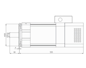 Équipement de machine-outil d'usine avec moteur à aimant permanent de type centre de traitement - Product Image 3
