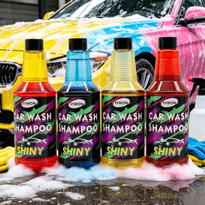 SYBON Mousse de lavage et shampoing coloré pour voiture 500ml Nettoyage rapide pour l'entretien automobile - Product Image 1