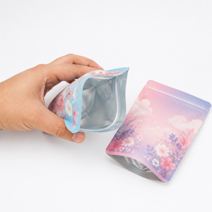 Custom 3.5g 7g Hologram <b>Packaging</b> <b>Bags</b> Stand up Pouch Zipper Child Resistance Mylar <b>Bags</b> for 3.5 Grams Flower Package Wholesale - Product Image 2
