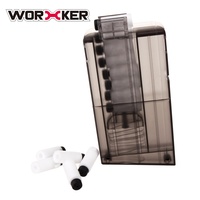 Recarga de dardos para trabajadores, paquete de balas de espuma Eva suave, 36*13mm, pistola de dardos de espuma, trabajador para pistola de espuma, 50 unids/pack