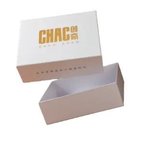 Luxury Design Lid And Base Cardboard Folding Box Chocolate Packaging Gift Shipping Boxes For Present With Gold Foil