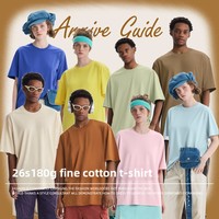 T-shirt pour homme de haute qualité 100% coton, logo imprimé personnalisé, manches courtes, col rond, coupe décontractée, 180g, coton pur lourd