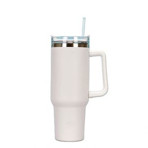 Grossiste en bouteilles : Gobelet isotherme anti-fuite avec couvercle et paille, compatible avec le porte-gobelet de voiture, 40 oz - Product Image 1