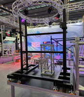 Support de sol pour écran LED, structure de treillis pour affichage mural, portable et mobile pour événements