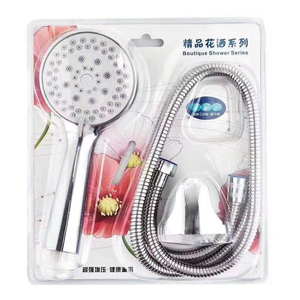 Pomme <span class=keywords><strong>de</strong></span> douche à main haute pression, salle <span class=keywords><strong>de</strong></span> bains, haute pression, avec tuyau et <span class=keywords><strong>support</strong></span> - Product Image 2