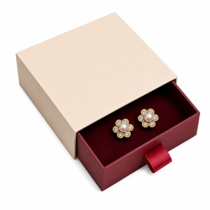 Boîte à bijoux coulissante en carton pour boucles d'oreilles, prix d'usine en gros, fournisseur vérifié, approvisionnement en vrac - Product Image 6