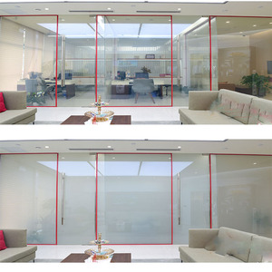 Película Inteligente PDLC Autoadhesiva, Película de Privacidad Conmutable con Bloqueo de Rayos UV y Calor, Ecológica <span class=keywords><strong>para</strong></span> Oficina y Muebles - Product Image 2
