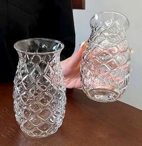 ถ้วยแก้วทรงสับปะรดขนาด16ออนซ์พร้อมหลอดดูดดีไซน์แบบอเมริกันสำหรับร้านอาหารที่ให้บริการแก้วน้ำผลไม้สำหรับดื่ม - Product Image 5