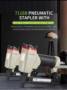 Agrafeuse pneumatique Meite 7116B 22GA 3/8 pouces pour tapisserie, meubles, fabricant de meubles - Product Image 4