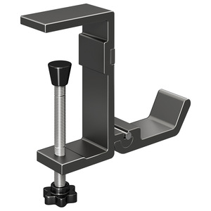 Double <b>Hook</b> For Backpacks Adjustable Desk Clamp Foldable Metal <b>Hook</b> For Student Study Table With 1 3kg Load Capacity - Product Image 5