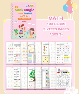 Libro de práctica de escritura <span class=keywords><strong>a</strong></span> mano en inglés para niños, libros de ejercicios con alfabeto, venta al por mayor, libro mágico hundido - Product Image 5