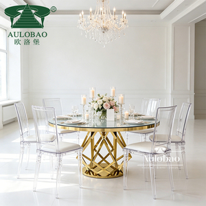 <b>Stackable</b> Acrylic Chiavari <b>Chairs</b> for Wedding Hotel <b>Outdoor</b> Dining-Commercial Use - Product Image 4