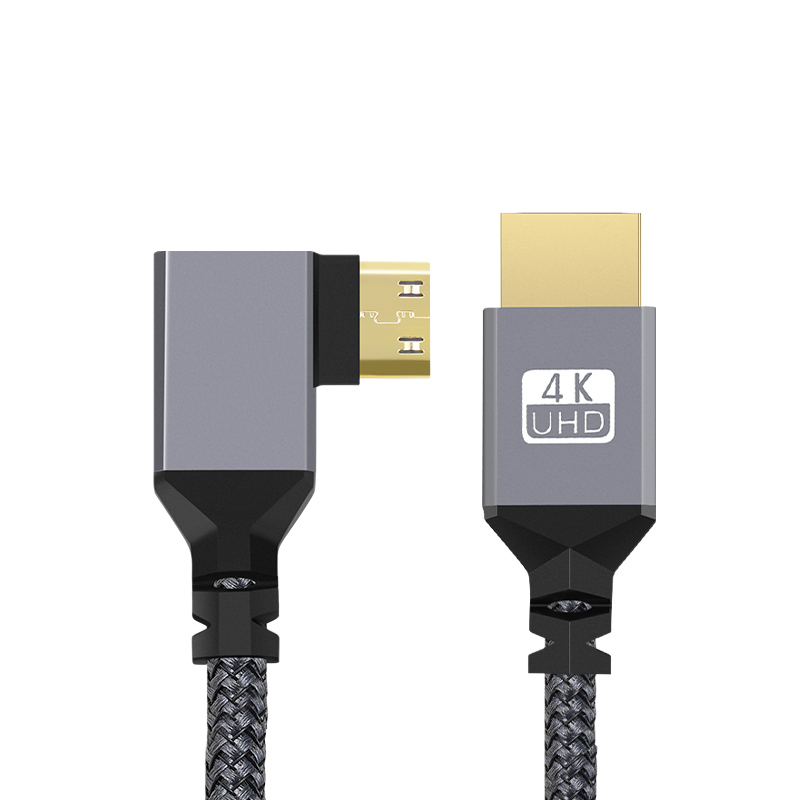 Câble Mini HDMI Vers HDMI KabelDirekt 5m - Support 4K@60Hz, HDR, Son Surround - Pour Caméras, Tablettes, Projecteurs - Blindé, Connecteurs Plaqués Or
