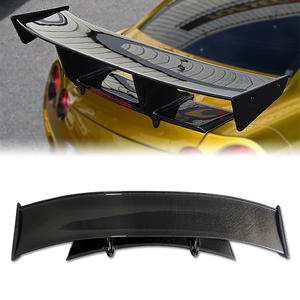 Aile arrière de STYLE ST2 TOP <span class=keywords><strong>SECRET</strong></span> en FIBER de carbone avec. LAMPE (TRONC BASE = CF) -HAUT MONT SPEC POUR NISSAN 08-16 R35 RTM - Product Image 2