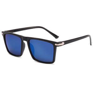 Qmoon-gafas de sol cuadradas de plástico para <span class=keywords><strong>hombre</strong></span> y mujer, <span class=keywords><strong>anteojos</strong></span> de sol de estilo Retro, venta al por mayor, <span class=keywords><strong>2022</strong></span> - Product Image 4