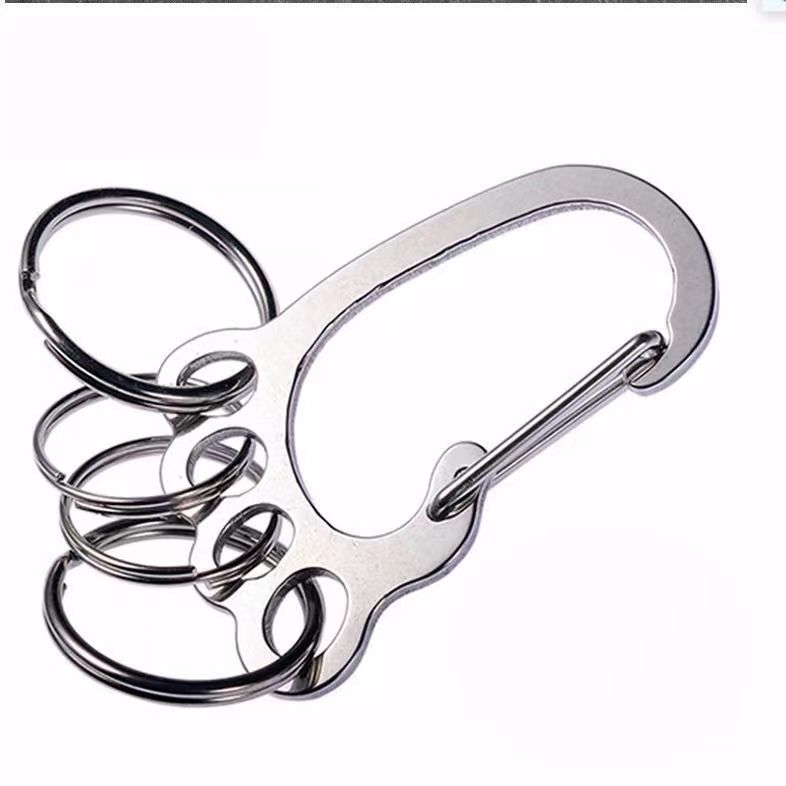 Metal Sc Keychain Creative 304 Stainless Steel Keychain Foot Pendant Metal Keychains ...