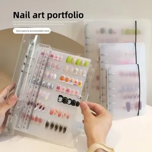 Organisateur de rangement pour nail art, album de présentation et édition DIY, simple, anti-poussière, grande capacité - Product Image 2