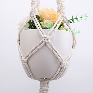DREA Set di Supporti per Piante in Macramè <span class=keywords><strong>da</strong></span> <span class=keywords><strong>Parete</strong></span>, Appendini per Piante in Macramè - Product Image 5