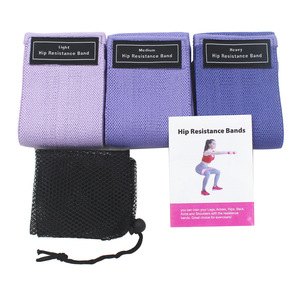 3 Different Resistance Levels Low Moq Hip <b>Bands</b> <b>Workout</b> and Sports Fitness <b>Bands</b> Stretch Resistance Loops With Adjustable Buckle - Product Image 3