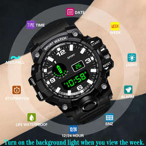 Montre de sport NYY pour femmes, hommes, enfants, garçons, filles, montre numérique LED électronique, mode décontractée, simple, montre en silicone pour femme - Product Image 3