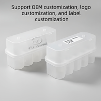 Boîte de rangement pour peptides de laboratoire, 20 ml, 10 compartiments, en PP transparent de haute qualité, antichoc, compatible réfrigérateur, sans BPA, vente en gros OEM