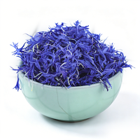 Pétales de bleuet séchés 100% naturels, bleu saphir, comestibles, colorant alimentaire naturel, vegan, décoration pour pâtisserie, fleurs bleues