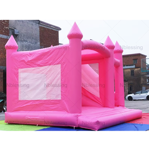 Custom Color <b>Inflatable</b> Castle Party High Quality Wedding Bouncer <b>House</b> Slide Wedding Bouncer <b>House</b> Slide Wedding H - Product Image 2