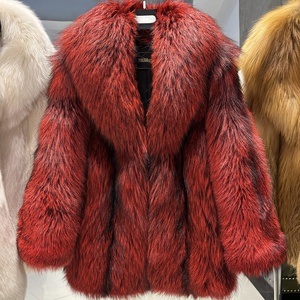 2025 Top Bán Bất Fox Áo Khoác Lông Mùa Đông Nhà Máy Tùy Chỉnh Áo Khoác Lông Thú Unisex Áo Khoác Lông Thú Dài Cộng Với Kích Thước - Product Image 1