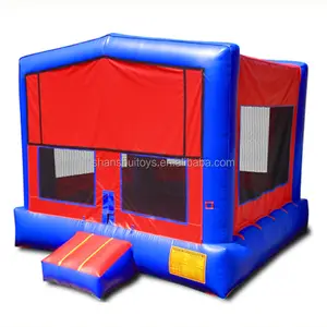 पीवीसी बच्चों trampoline, इनडोर inflatable बाउंसर inflatable कूद बिस्तर परिवार के लिए खेल खेल