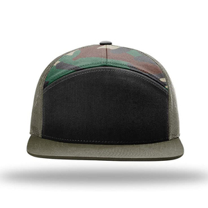 Custom Wholesale High Quality Ri 168 Trucker Hat Custom Mesh Gorras Woven Patch Logo Hunting <b>Cap</b> Outdoor <b>Camo</b> Trucker Hat - Product Image 2