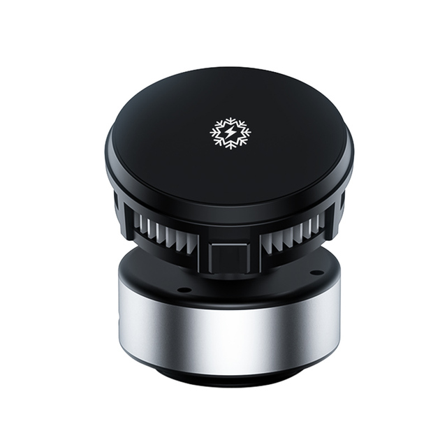 Wireless Charging and Cooling Magnetic Universal Car Phone Holder Suction Cup Rotatable Phone Holder for Automobiles