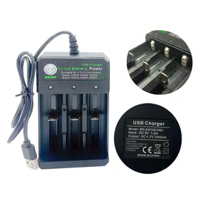 CROWN X 3.7V 18650 li-ion Battery Charger Hot Sale Battery Charger Suitable for Battery 20700 10440 14500 18500 16340 17500 1865